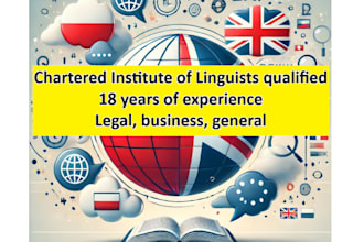 professionally translate english to polish and polish to english