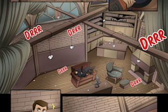 create realistic comic pages according to your instructions