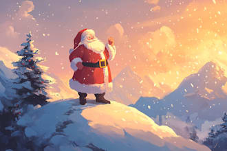 hand draw christmas, birthday, greeting, custom card