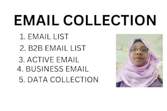 collect verified email lists and leads for your business
