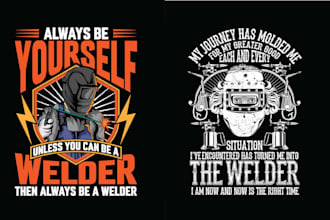do t shirt mechanical engineering and welding logo