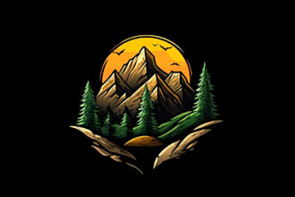 create awesome rpg fantasy or sci fi logo for you