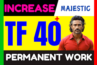 increase tf trust flow 40 plus majestic tf cf with contextual backlinks fast