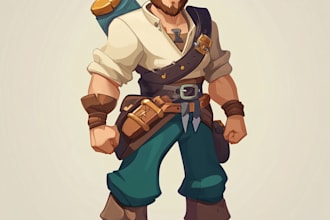 draw 2d games, characters and environments, fantasy