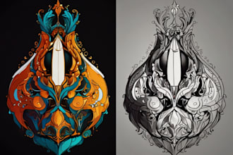convert image to vector or logo redraw
