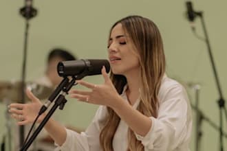 do christian song music production and music lyrics video as a female singer