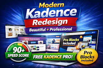 redesign your wordpress site using kadence, kadence pro, and kadence blocks for