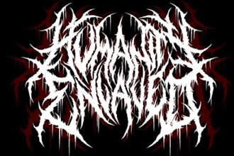 do a metal,hardcore,heavy metal, black metal band logo