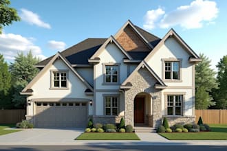 3d exterior and interior design sketchup modeling and architectural 3d rendering