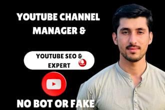 be youtube channel manager and tiktok promotion,music video marketing, grow view