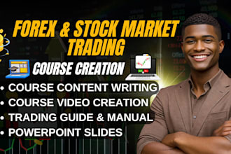 do forex trading, stock market, crypto course content, course video, ppt slides