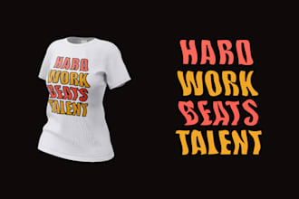 design a street style typography t shirt