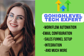 setup gohighlevel funnel workflow chatbot snapshot go highlevel VA ghl