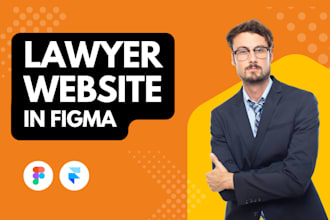 design a legal, law firm, lawyer website in figma or framer