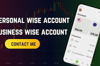create personal wise and business account with documents