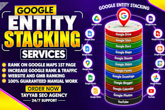 build google entity stacking for local SEO and gmb gbp 3 pack map ranking