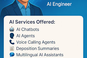 make custom chatbots, voice agents, ai agents for you