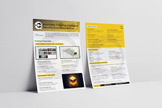 design custom professional brochures or flyers in photoshop or illustrator