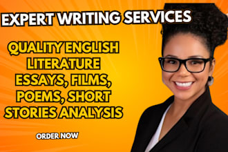 do literary, film analysis, poetry, and creative writing