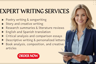 do literary, film analysis, poetry, and creative writing