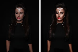 do portrait retouching, plastic of the figure and face