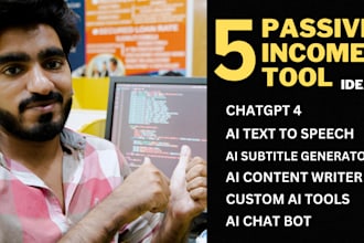 building a passive income generating saas of ai subscription tool website