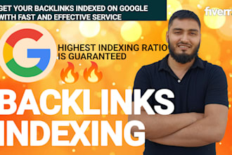 do backlinks indexing for your linkbuilding with my fastest effective service