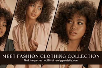 build a fashionable shopify clothing website and online stores