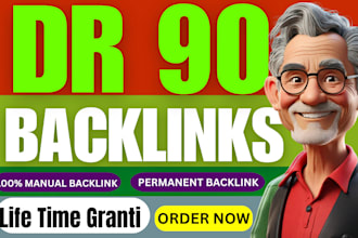 establish DR 90 profile,comment and contextual backlink for seo boost,visibility