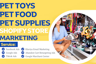 promote your pet supplies store via facebook ads tiktok shop google ads