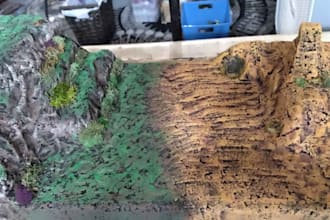 make custom landscapes and miniature terrain displays