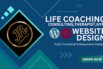 revamp life coaching website and manage coaching website
