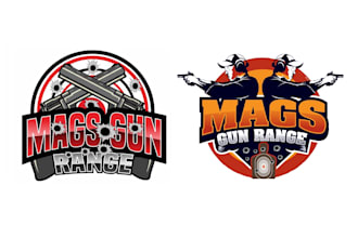 design unique gun logo