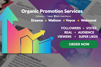 do webcomic promotion, webtoon and voyce promotion, manga, tapas, comic