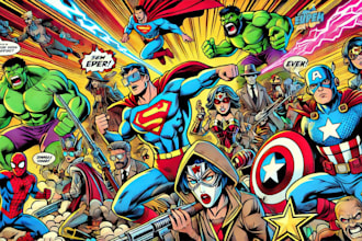 do comic book art and illustration
