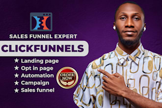 design clickfunnel sales funnel, systeme io, clickfunnel landing page