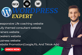 design a life coaching website, mental health, healthcare, consultation website