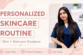 create a personalized skincare and haircare routine