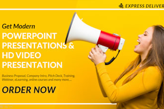design powerpoint presentations for webinars, training, and elearning courses