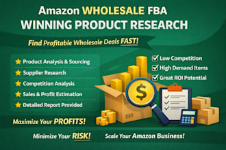 do amazon wholesale winning product research and sourcing