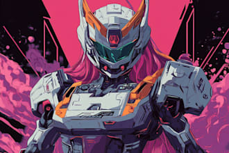 create  a custom robot, mecha and cyborg character