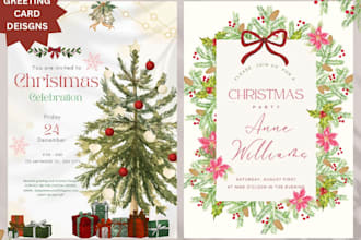 create christmas cards and invitation cards for any occasion