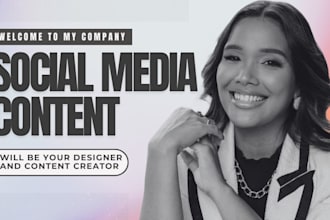 be your designer and content creator