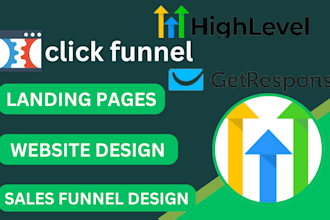 build a high quality sales funnel and click funnel landing page