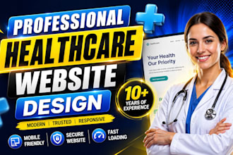 design professional website for medical and healthcare