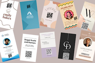 do virtual business cards, online version style