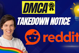 report to remove defamatory harassing false negative content from reddit by dmca