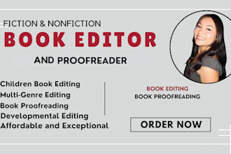 edit proofread and format your novel children books fiction and nonfiction books