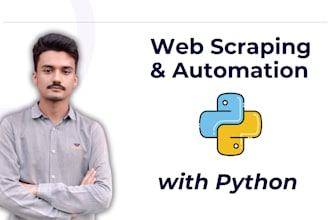 do web scraping, data scraping and web automation