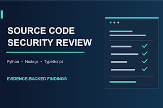 review python and nodejs backend code for security issues